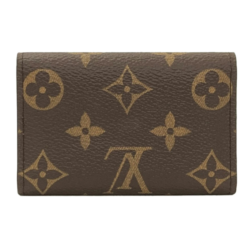 Louis Vuitton Multicles Wallet Monogram Case Key Canvas Brown